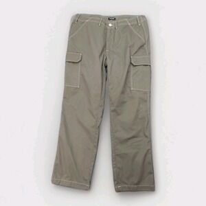 True Religion Men's Relaxed Cargo Jeans in Olive